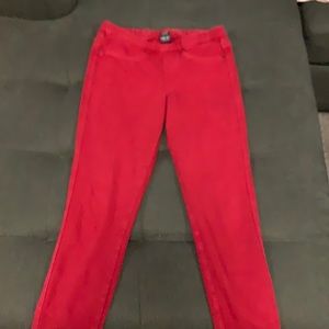 Hue red skinny jeggings